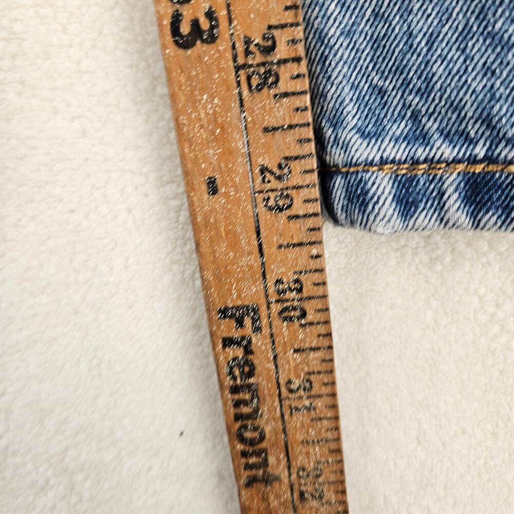 LEVI'S 501 X BEYONCE 90S STRAIGHT JEANS 28X30 WESTERN CRYSTAL NWT $150 - Picture 4 of 7